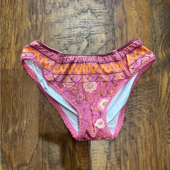 Spell Other - Spell Pink and Orange Floral Bloomers. utopia sz small